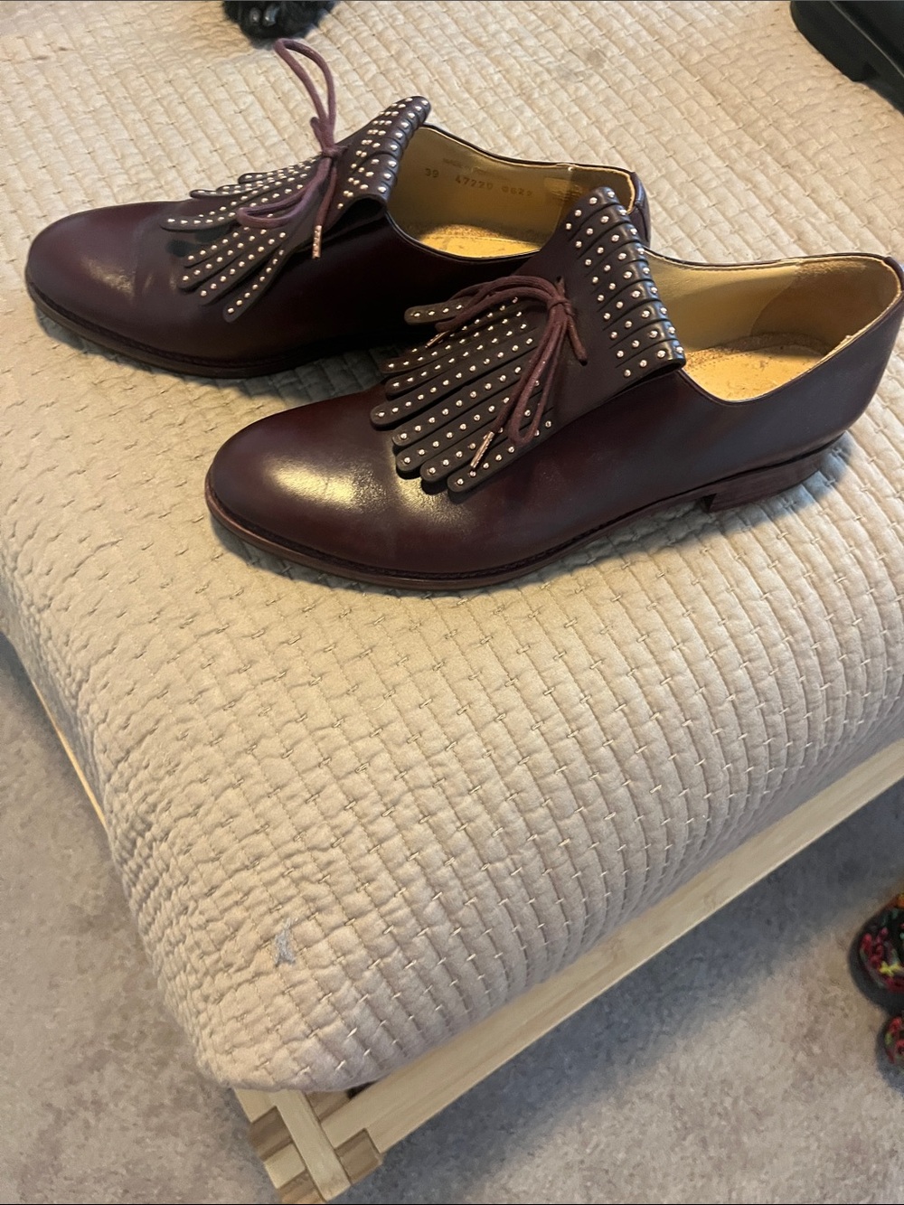 Office of Angela Scott Kiltie Loafer with Detachable Flaps EUC, size 9 - Picture 2 of 7